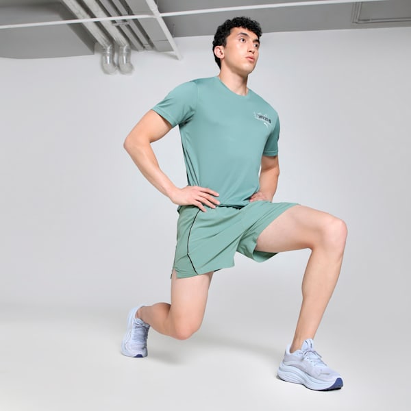 VELOCITY Men's 5" Running Shorts, Green Moon, extralarge-IND